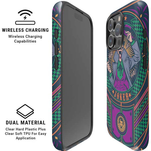 DC Comics The Joker Casino Chip iPhone 16 Pro Magsafe Impact Case